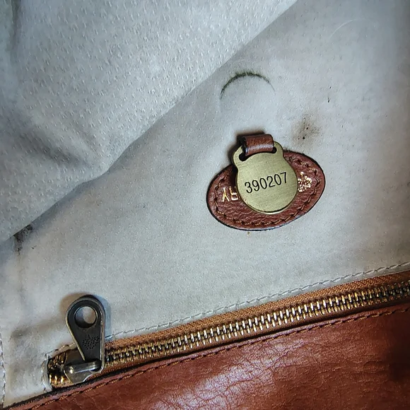 VINTAGE Mulberry Briefcase Leather Portfolio Travel Bag Messenger AUTHENTIC - Picture 2 of 15